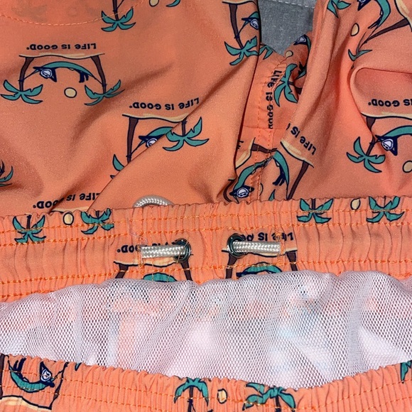 Men’s Life is Good size large drawstring bathing suit trucks NWT - Picture 8 of 9